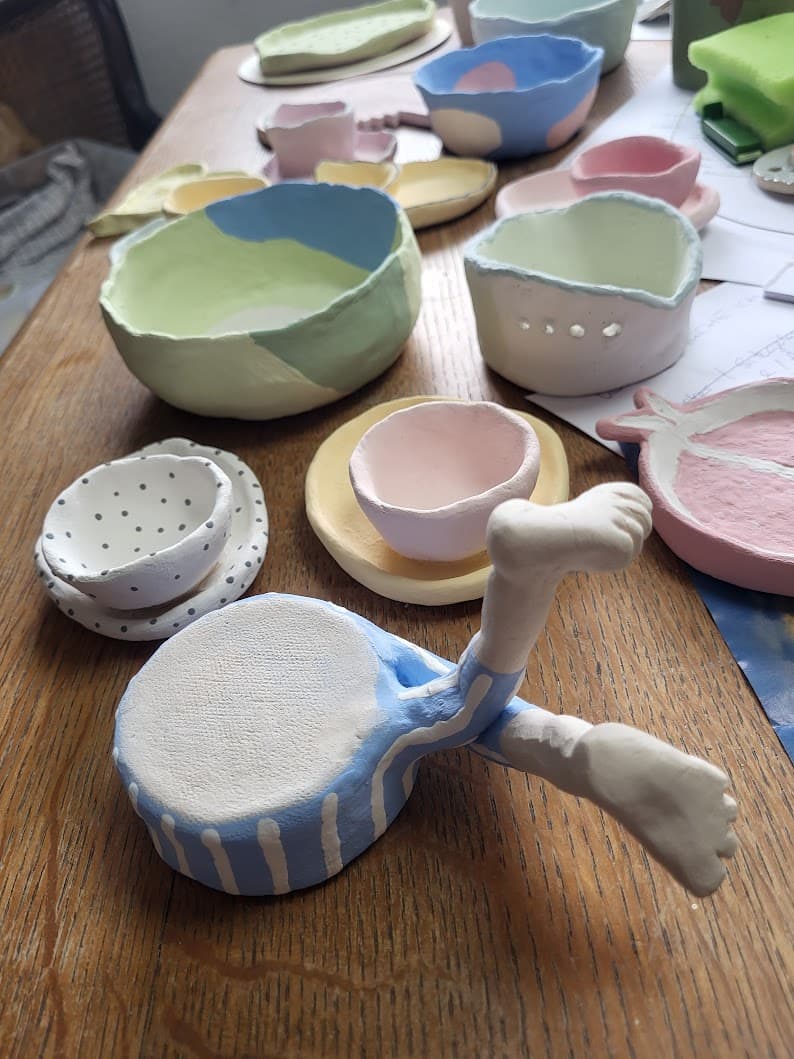 Töpfern im Workshop